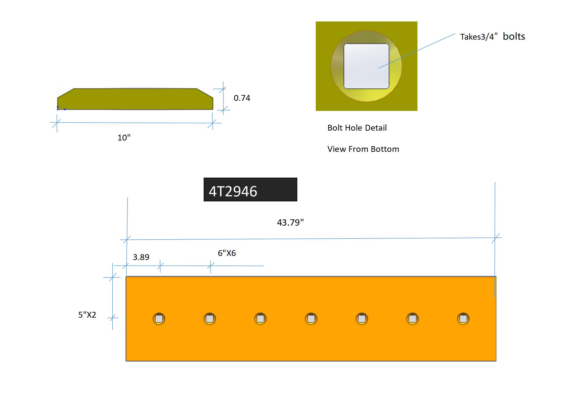 4T3013 | Caterpillar Cutting Edges-39.88